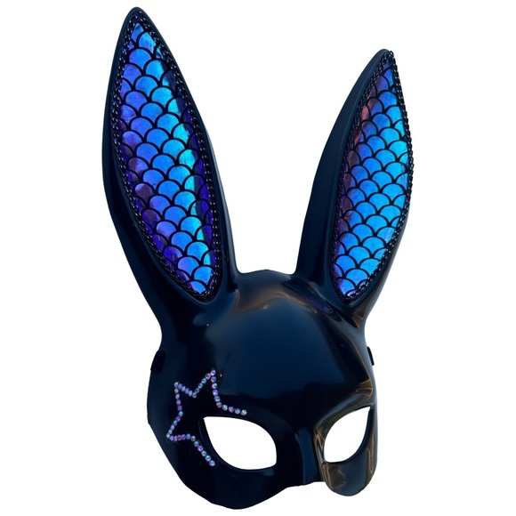 “Mermaid” Bunny Rabbit Mask - Picture 2 of 5